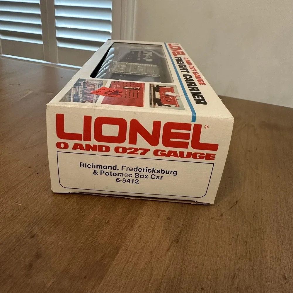 Vintage Lionel RF&P Box Car 6-9412 O 027 Gauge Freight Carrier Richmond Potomac